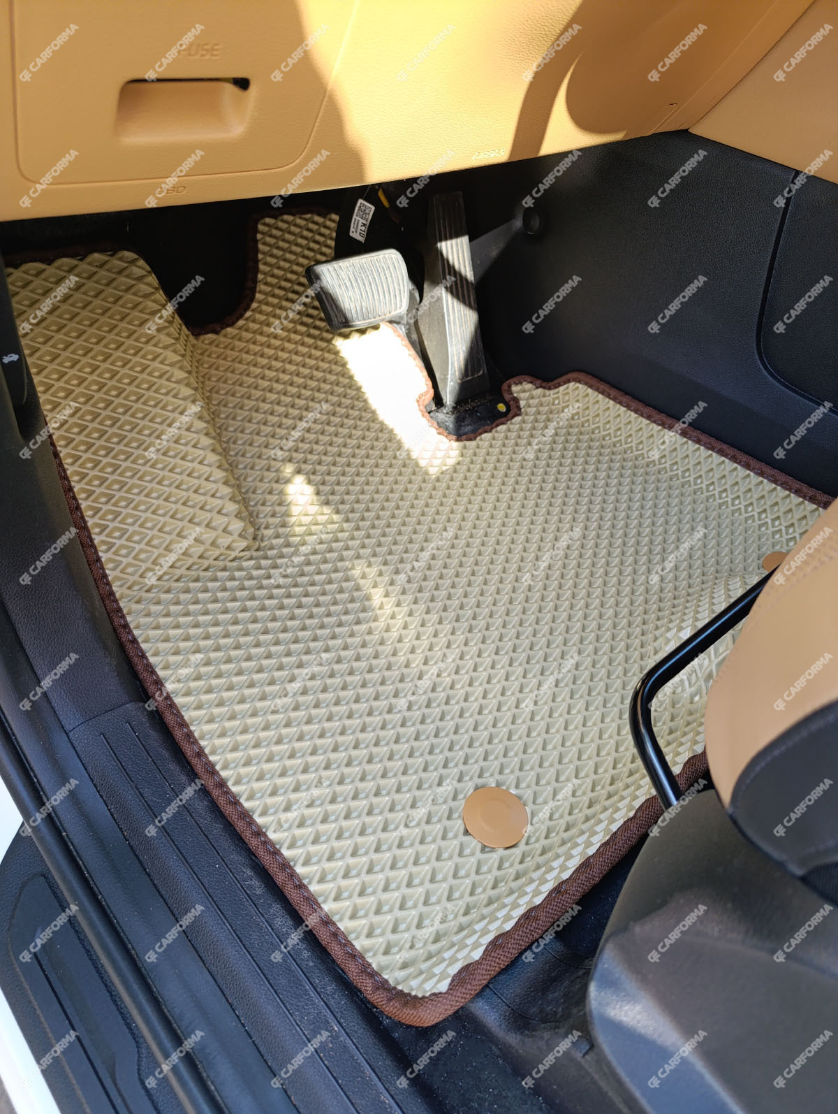 Ворсовые коврики на KIA Carnival IV 7 мест с оттоманками 2020&nbsp;-&nbsp;2025 в Белгороде