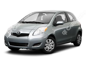 Ворсовые коврики на Toyota Yaris II 2005 - 2011