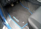 Ворсовые коврики на Toyota Hilux VII 2008 - 2015 в Белгороде