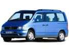 Ворсовые коврики на Mercedes Vito (W638) 1996 - 2003 в Белгороде