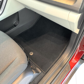 Ворсовые коврики на KIA Carnival IV 7 мест с оттоманками 2020 - 2025 в Белгороде Ворсовые коврики на KIA Carnival IV 7 мест с оттоманками 2020 - 2025 в Белгороде