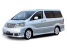 Ворсовые коврики на Toyota Alphard (H10) 2002 - 2008 в Белгороде