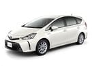 Ворсовые коврики на Toyota Prius Alpha 2011 - 2021 в Белгороде